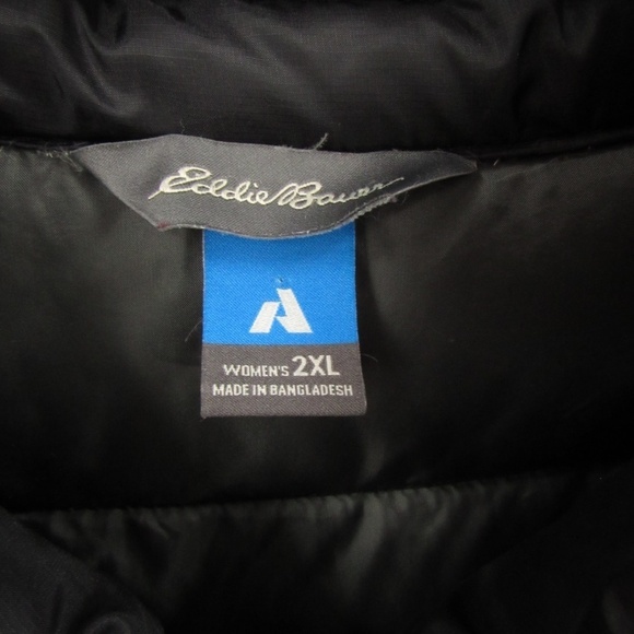 Eddie Bauer Black First Ascent Stormdown 800 Puffer Coat 2XL - Picture 7 of 11